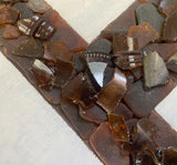 Cleveland Browns ~ Cleveland Lake Erie Beach Glass Art