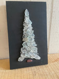 White Beach Glass Tree on Salvage Wood