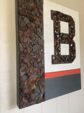 Cleveland Browns ~ Cleveland Lake Erie Beach Glass Art