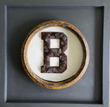 Cleveland Browns ~ Rusty Metal & Beach Glass Art