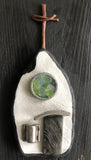 White Stone Chapel on Salvage Wood