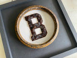 Cleveland Browns ~ Rusty Metal & Beach Glass Art