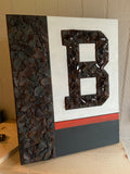 Cleveland Browns ~ Cleveland Lake Erie Beach Glass Art