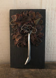 Fall Tree on Salvage Wood