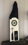 White Chapel on Salvage Wood