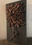 Fall Tree on Salvage Wood