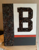 Cleveland Browns ~ Cleveland Lake Erie Beach Glass Art