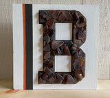 Ceveland Browns ~ Cleveland Lake Erie Beach Glass Art