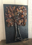 Fall Tree on Salvage Wood