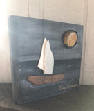 Sailboat on Salvage Wood
