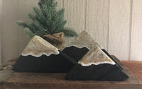 Driftwood Mountains on Salvage Wood