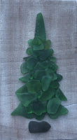 Original 4x8 Green Beach Glass Tree on Salvage Wood