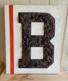 Cleveland Browns ~ Beach Glass Art