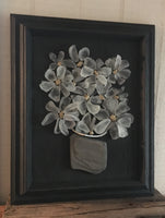 2018 Glass Daisies in Vintage Frame
