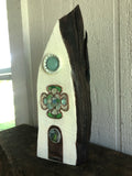 White Chapel on Salvage Wood