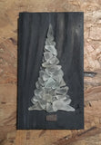 White Beach Glass Tree 6 1/2” x 9”