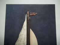 "Freedom" Sailboat 14 x 11 Print ~ Hand Embellished